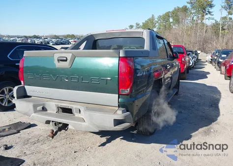 2002 Chevrolet Avalanche 1500 z USA, uszkodzony, nr VIN 3GNEK13T12G160325